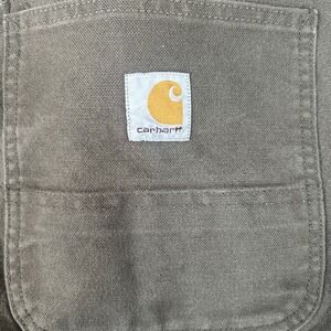 Carhartt Men's Olive Green Work Pants 36x32 Canvas Utility Straight Leg Workwear